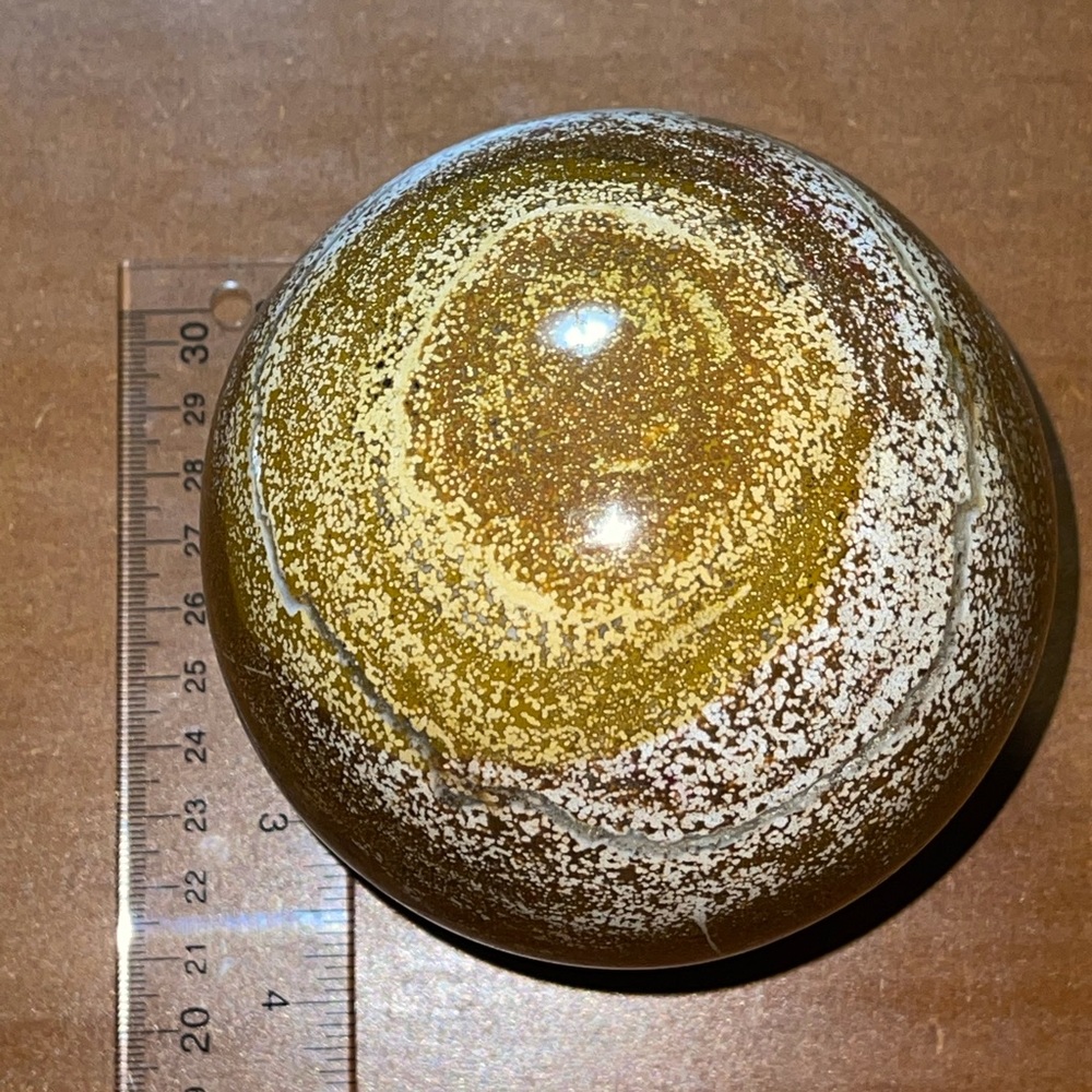 Large Ocean Jasper Sphere 💛HP💛 - Picture 16 of 16